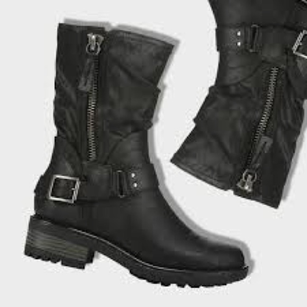 NWOT Fergie “Maddie” Moto Boot